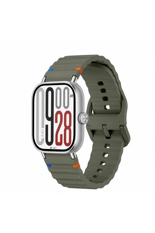Xiaomi Redmi Watch 4 / 5 / 6 Uyumlu Dalgalı Tokalı Silikon Spor Kordon