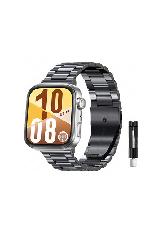 Huawei Watch Fit 3 / Fit 4 / Fit 4 Pro Uyumlu Ayarlanabilir Paslanmaz Çelik Akıllı Saat Kordonu