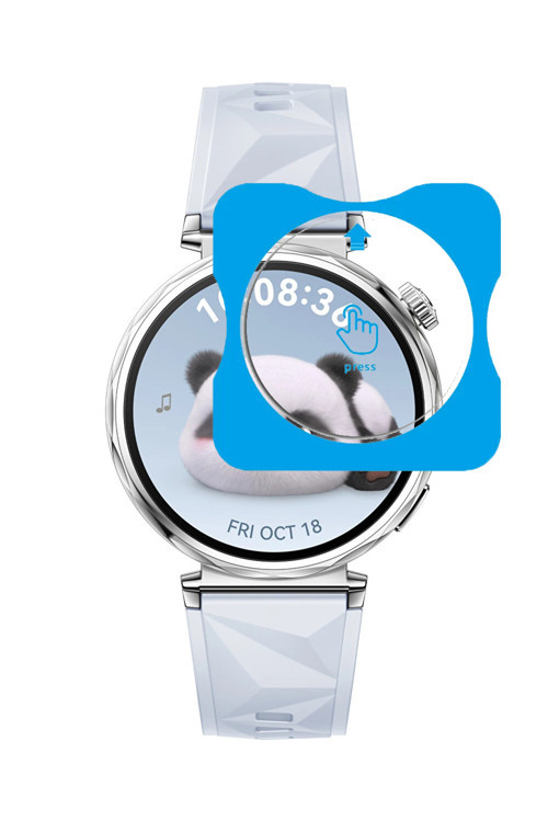 Huawei Watch GT5 41mm Uyumlu Kolay Kurulum Aparatlı Temperli Cam Ekran Koruyucu