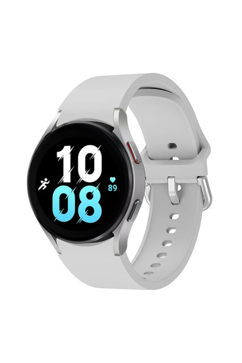 Samsung Galaxy Watch 4 5 6 7 FE 40 40 44 Classic 42 43 46 47 mm Uyumlu Kavisli Silikon Kordon