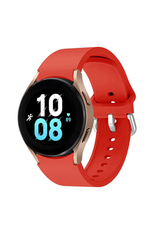 Samsung Galaxy Watch 4 5 6 7 FE 40 40 44 Classic 42 43 46 47 mm Uyumlu Kavisli Silikon Kordon