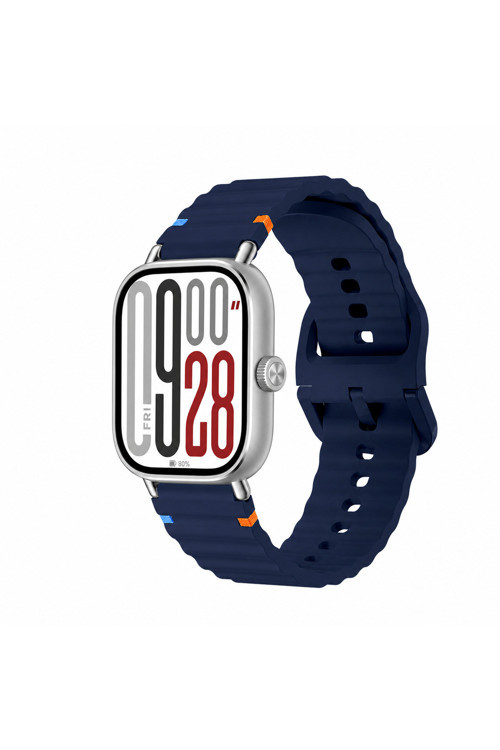Xiaomi Redmi Watch 4 / 5 / 6 Uyumlu Dalgalı Tokalı Silikon Spor Kordon