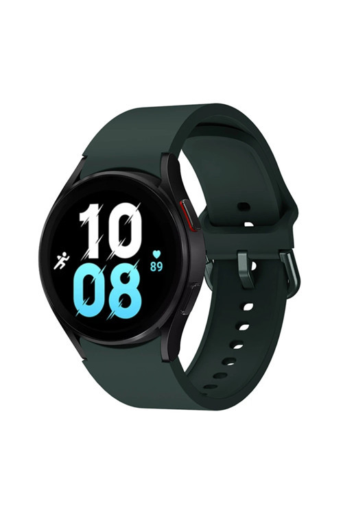 Samsung Galaxy Watch 4 5 6 7 FE 40 40 44 Classic 42 43 46 47 mm Uyumlu Kavisli Silikon Kordon