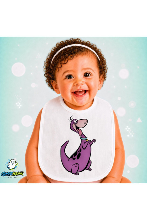 Dino Keten Bebek Mama Önlüğü – Yumuşak, Emici, Yıkanabilir, Özel Tasarım P045