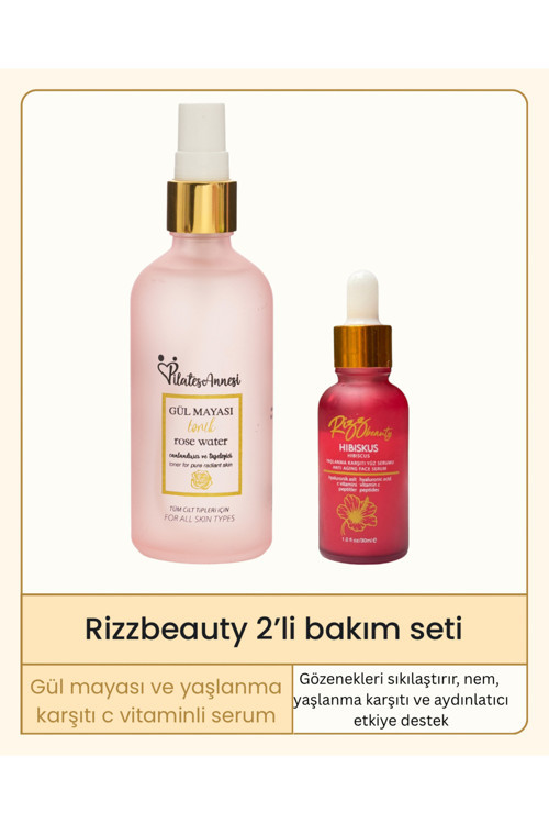 2'Li Set Yaşlanma Karşıtı Yüz Serumu Ve Gül Mayası
