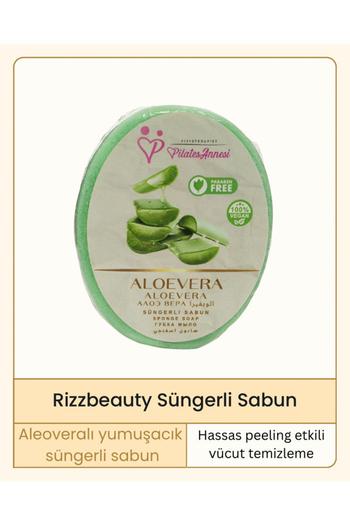 Aloe Veralı Süngerli Sabun