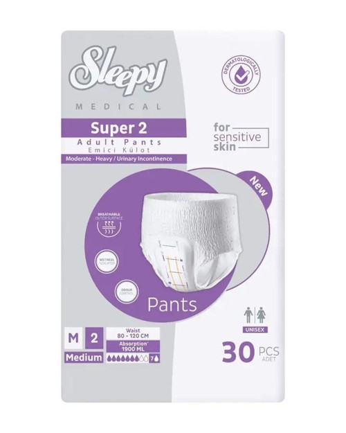Süper2 Emici Külot M Beden 30 Adet