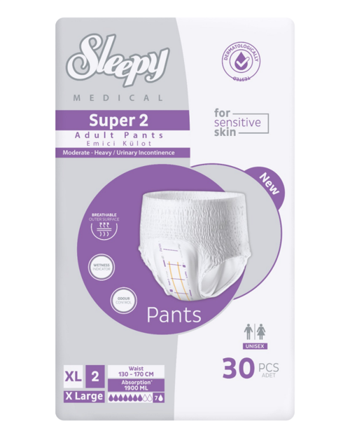 Süper2 Emici Külot XL Beden 30 Adet