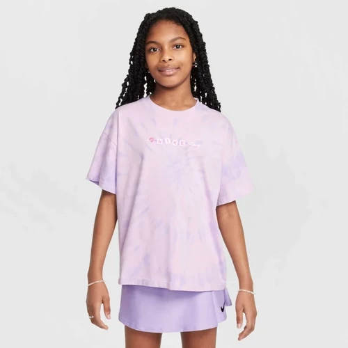 Sportswear Tee Adapt Tween Mor Pamuklu Kız Çocuk Tişört