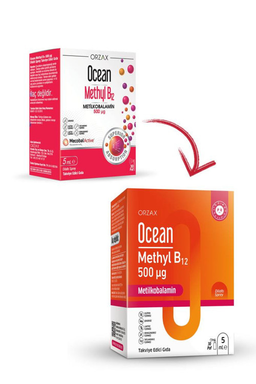 Methyl B12 500 Mcg Methylcobalamin 5 Ml- YENİ AMBALAJ