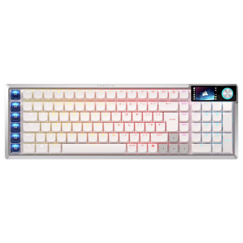 VANGUARD AIR 99 WIRELESS Beyaz OPX Low Profile Switch 8K Hz RGB Kablosuz İngilizce Mekanik Gaming Klavye (CH-91H901B-UK)