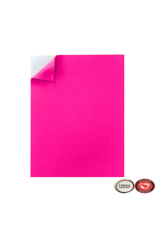 Eva Pembe Yapışkanlı El İşi İçin A Kalite Pürüzsüz 50X70 Cm