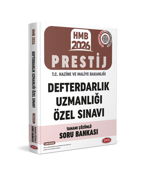 Data 2026 Defterdarlık Uzmanlığı Özel Sınavı Tamamı Çözümlü Soru Bankası Data Yayınları