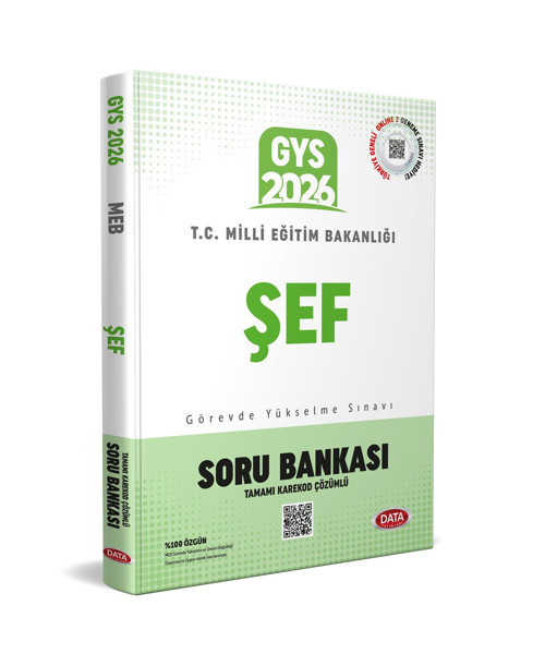 Data 2026 GYS Milli Eğitim Bakanlığı ŞEF Soru Bankası Data Yayınları