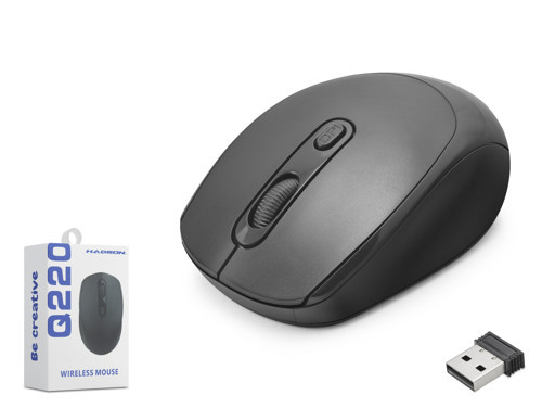 Q220 Kablosuz Mouse 1600 DPI Siyah