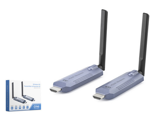 HDX1445 Kablosuz HDMI Görüntü Aktarım Seti 1080p 60 Hz 150 m Gri