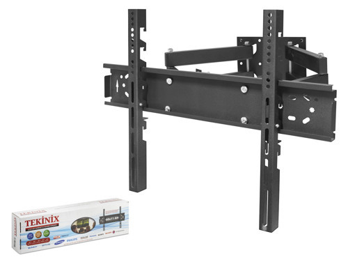 TEKINIX HDX8708 Hareketli TV Askı Aparatı 43-65 İnç 45 Kg Siyah