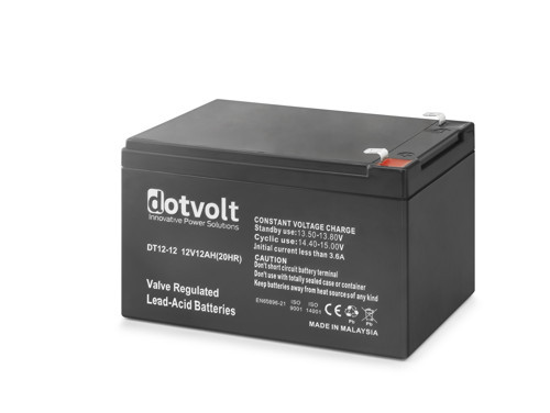 DT12-12 12V 12Ah Bakımsız Kuru Tip Akü