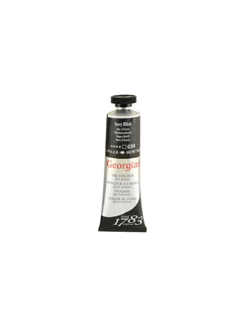 Georgian Goc Yağlı Boya 38 Ml Ivory Black (3 Lü Paket)