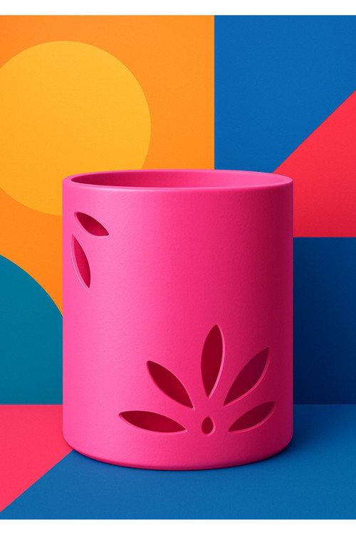 Dekoratif Yaprak Desenli Tealight Mumluk Buhurdanlık Metalik/Mat Seri