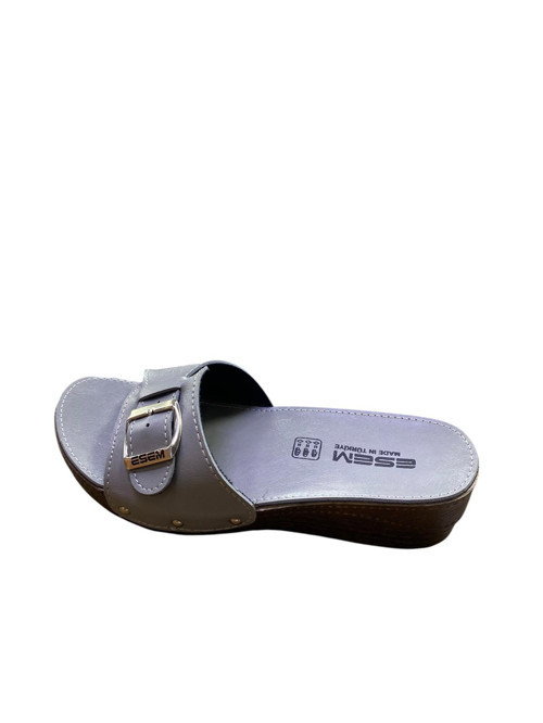 Kadın Model Tek Metal Toka Terlik