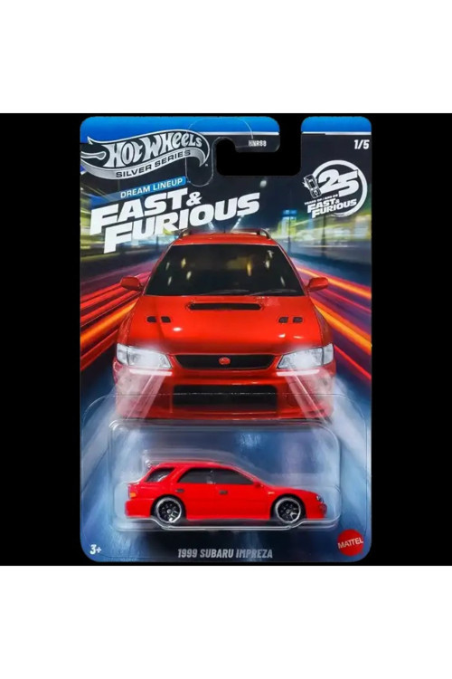 Fast And Furious 1999 Subaru Impreza Silver Series Diecast Araba