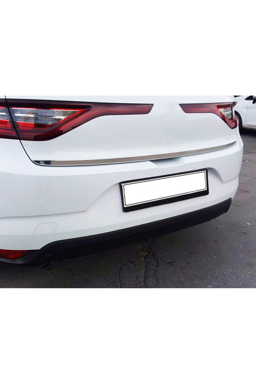 Renault Megane 4 Hb Uyumlu Krom Bagaj Alt Çıtası Paslanmaz Çelik