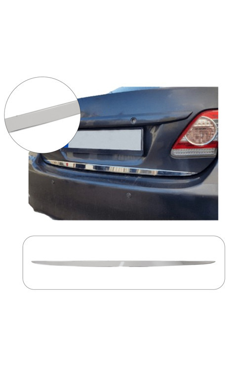 Toyota Corolla Uyumlu 2007-2012 Krom Bagaj Alt Çıtası Paslanmaz Çelik