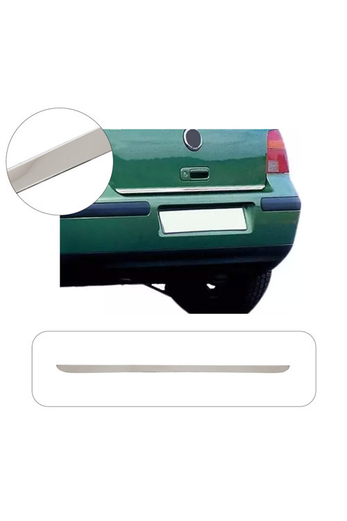 Volkswagen Golf 4 Uyumlu 1998-2004 Krom Bagaj Alt Çıtası Paslanmaz Çelik