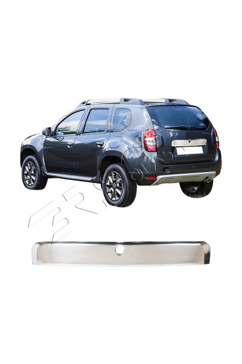 Dacia Duster Uyumlu 2010-2017 Krom Bagaj Çıtası Paslanmaz Çelik