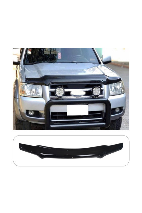 Ford Ranger Uyumlu 2007-2009 Abs Piano Black Kaput Rüzgarlığı