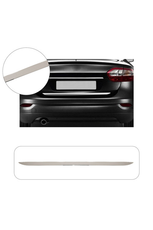 Renault Fluence Uyumlu 2010-2016 Krom Bagaj Alt Çıtası Paslanmaz Çelik