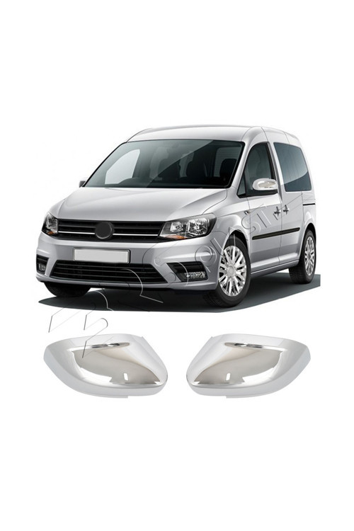 Volkswagen Caddy Uyumlu 2015 Ve Üzeri Ayna Kapağı 2 Parça Abs Krom Kaplama