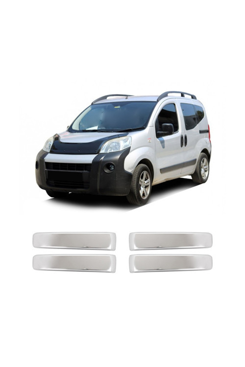 Citroen Nemo Uyumlu 2007-2016 Krom Kapı Kolu 4 Kapı Paslanmaz Çelik