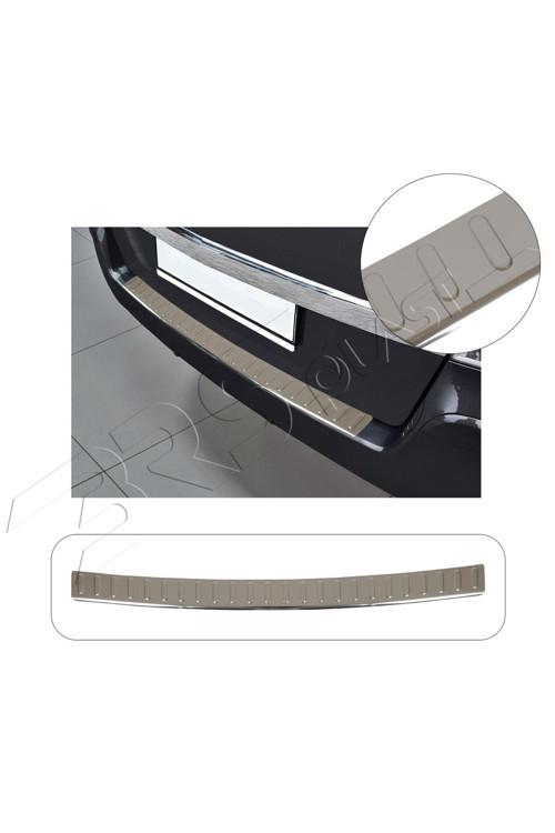 Opel Zafira B Uyumlu 2005-2014 Krom Arka Tampon Üstü Koruma Paslanmaz Çelik