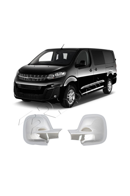 Opel Vivaro Uyumlu 2019 Ve Üzeri Ayna Kapağı 2 Parça Abs Krom Kaplama