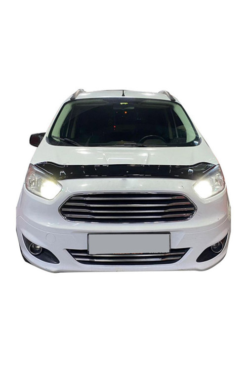 Ford Courier Uyumlu 2014-2023 Abs Piano Black Kaput Rüzgarlığı