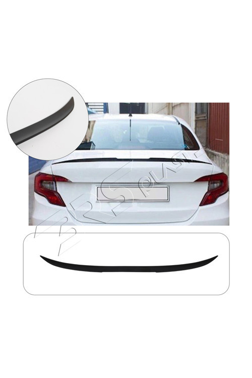 Renault Symbol Uyumlu 2009 Ve Üzeri Arka Bagaj Spoiler 122 Cm