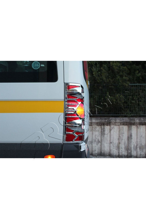 Volkswagen Crafter Uyumlu 2006-2017 Stop Çerçevesi 2 Parça Abs Krom Kaplama