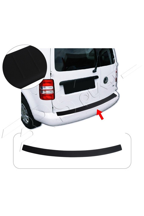 Volkswagen Caddy 2 Uyumlu 2003-2010 Abs Arka Tampon Üstü Koruma