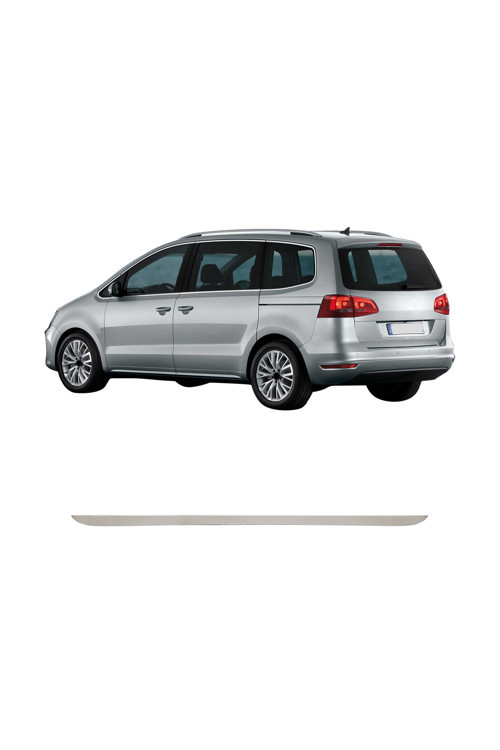 Volkswagen Sharan Uyumlu 2010 Ve Üzeri Krom Bagaj Alt Çıtası Paslanmaz Çelik