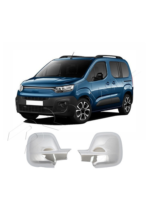 Fiat Doblo Uyumlu 2021 Ve Üzeri Krom Ayna Kapağı 2 Parça Abs Krom Kaplama