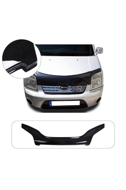 Ford Connect Uyumlu 2008-2013 Abs Piano Black Kaput Rüzgarlığı