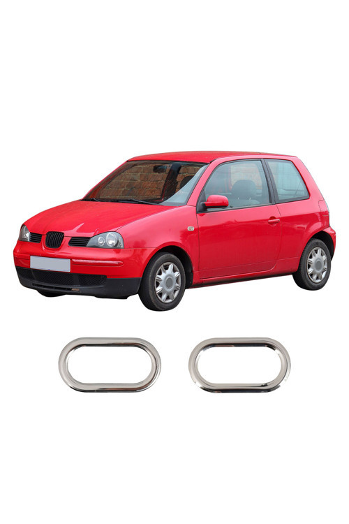 Seat Arosa Uyumlu 1997-2005 Krom Sinyal Çerçevesi 2 Parça Paslanmaz Çelik