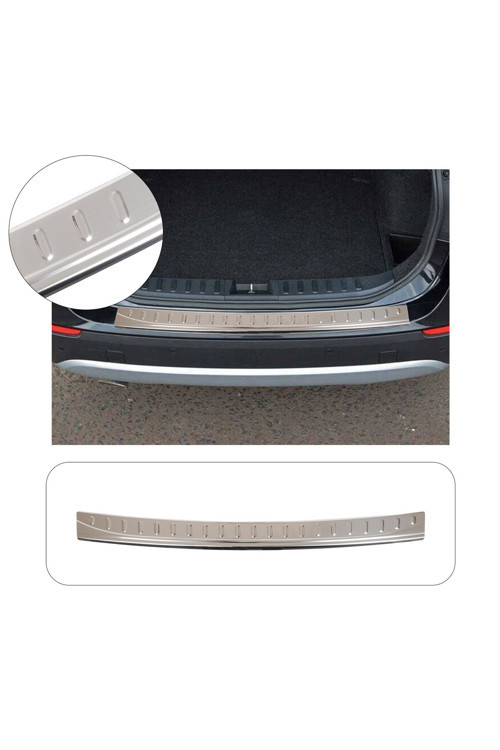 Mercedes B Serisi (W247) Uyumlu 2018 Ve Üzeri Krom Arka Tampon Üstü Koruma Paslanmaz Çelik