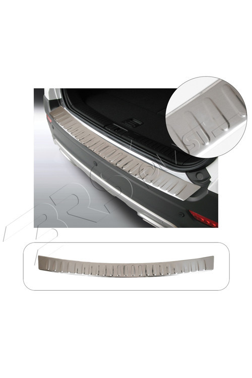 Chevrolet Captiva Uyumlu 2013-2019 Krom Arka Tampon Üstü Koruma Paslanmaz Çelik