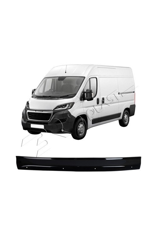Peugeot Boxer Uyumlu 2006 -2014 Abs Piano Black Kaput Rüzgarlığı