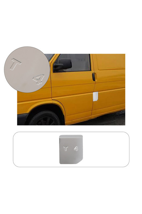 Volkswagen Transporter T4 Uyumlu 1990-2003 Krom Depo Kapağı Paslanmaz Çelik