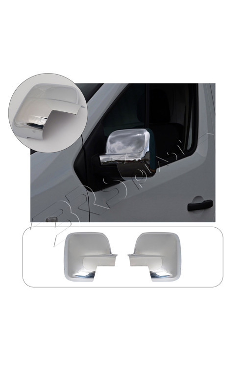 Renault Trafic Uyumlu 2015 Ve Üzeri Ayna Kapağı 2 Parça Abs Krom Kaplama