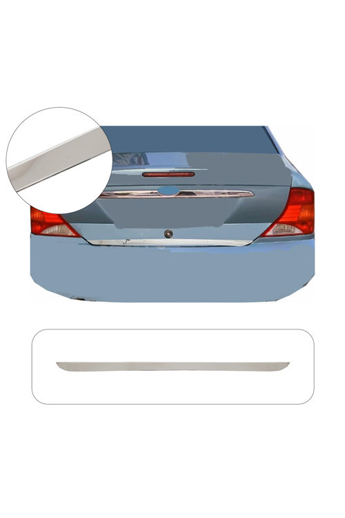 Ford Focus 1 Uyumlu 1998-2005 Krom Bagaj Alt Çıtası Paslanmaz Çelik